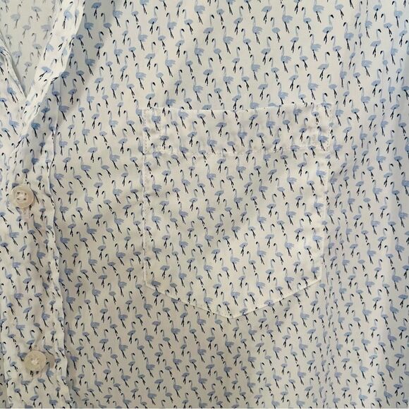 Frank & Eileen Flamingo Patterned Button Down Shirt - Picture 5 of 6